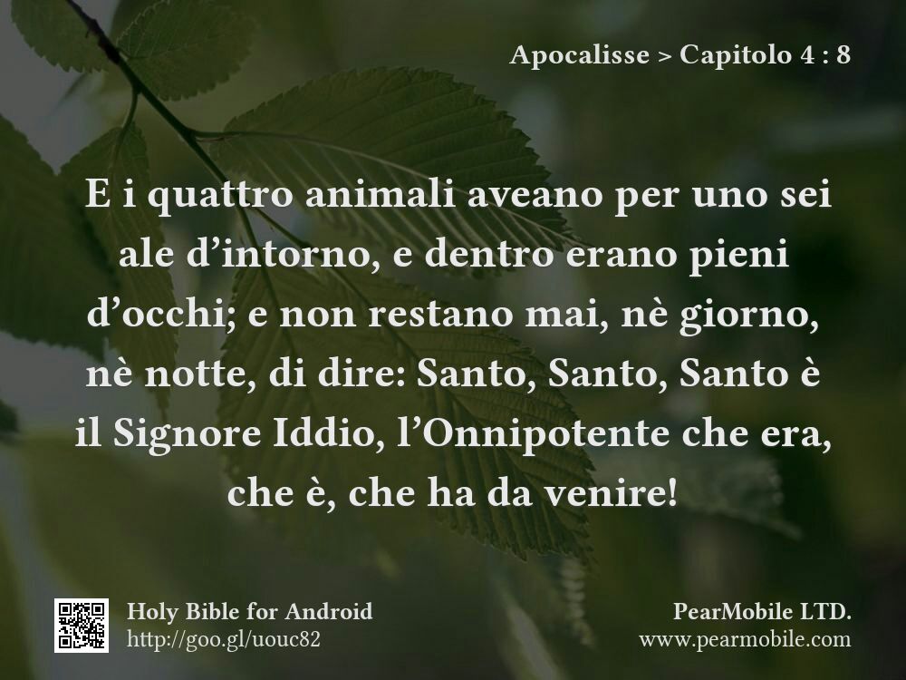 Apocalisse, Capitolo 4:8